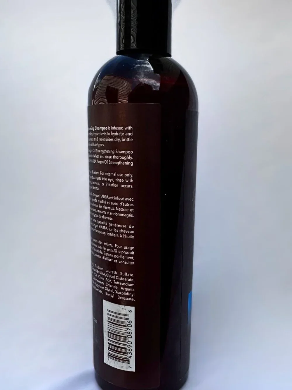 Argan Oil Shampoo From Morocco, Strengthens & Hydrates Hair | 12 fl oz 355 mL